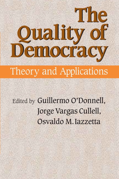 Cover image for book The Quality of Democracy