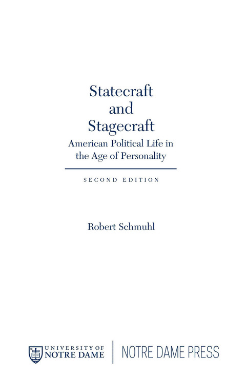 Cover image for book Statecraft and Stagecraft
