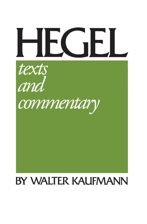 Cover image for book Hegel