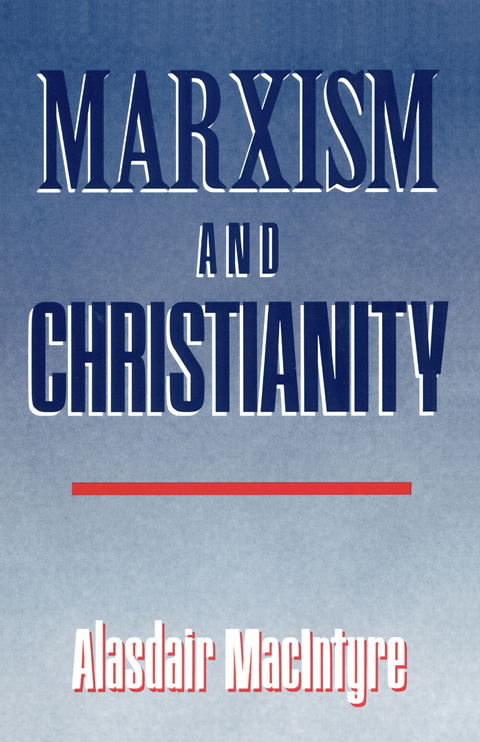 Cover image for book Marxism and Christianity