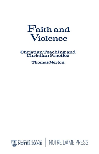 Faith and Violence