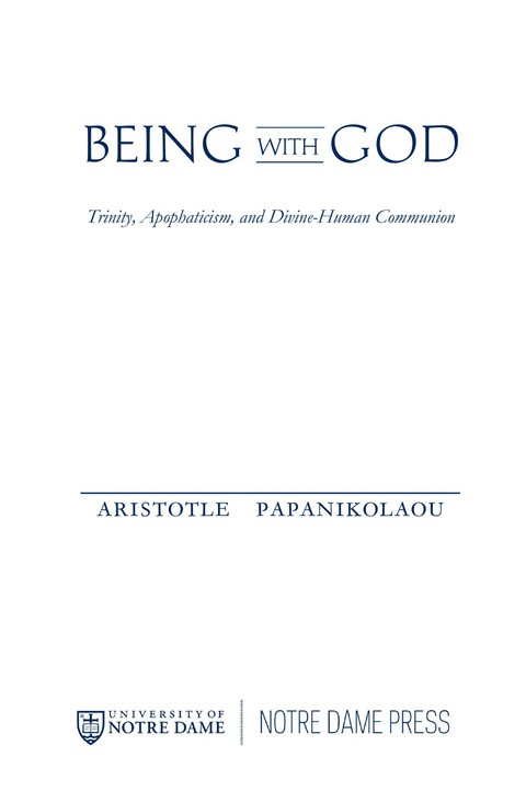 Cover image for book Being With God