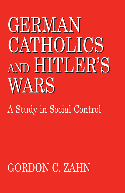 Cover image for book German Catholics and Hitler's Wars