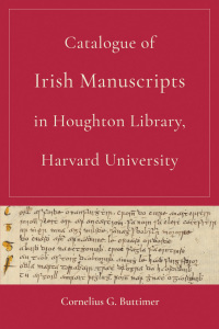 Cover image: Catalogue of Irish Manuscripts in Houghton Library, Harvard University 9780268201012