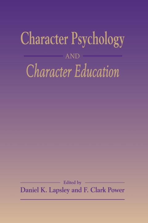 Cover image for book Character Psychology And Character Education