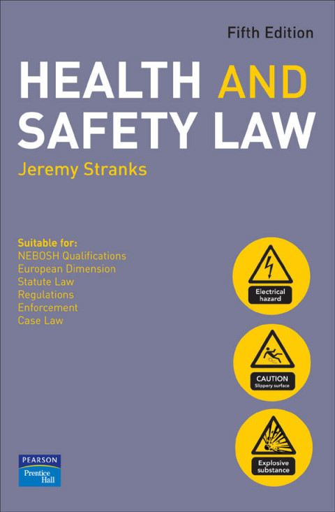 Cover image for book Health and Safety Law