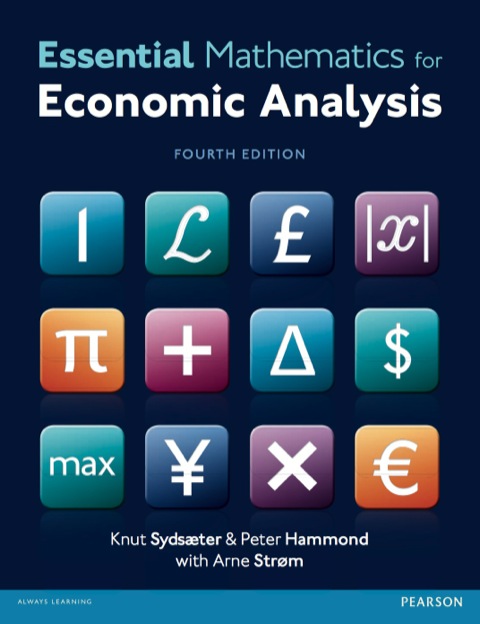 Cover image for book Essential Mathematics for Economic Analysis