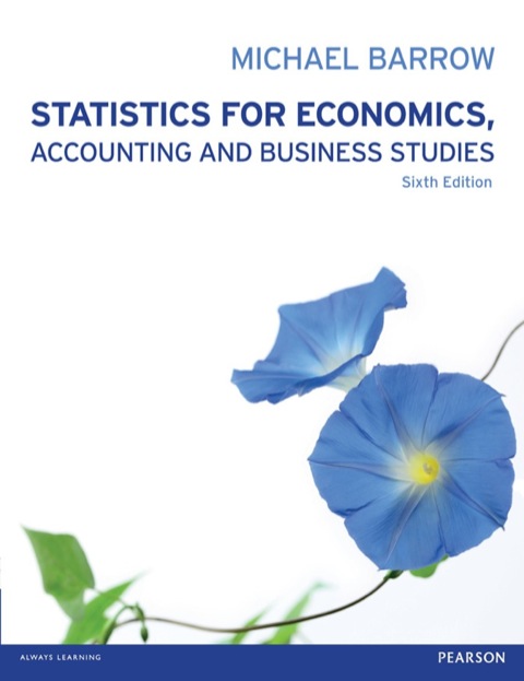Cover image for book Statistics for Economics, Accounting and Business Studies