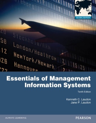 Essentials of Management Information Systems