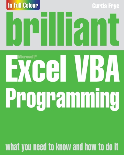 Cover image for book Brilliant Excel VBA Programming