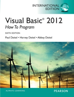 VISUAL BASIC 2012 HOW TO PROGRAM