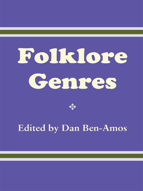 Cover image for book Folklore Genres