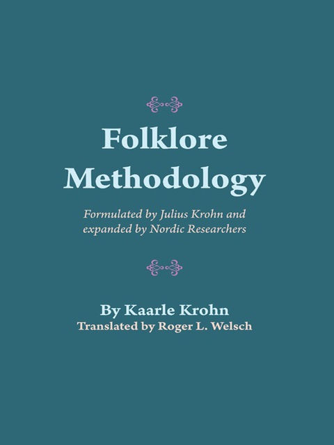 Cover image for book Folklore Methodology