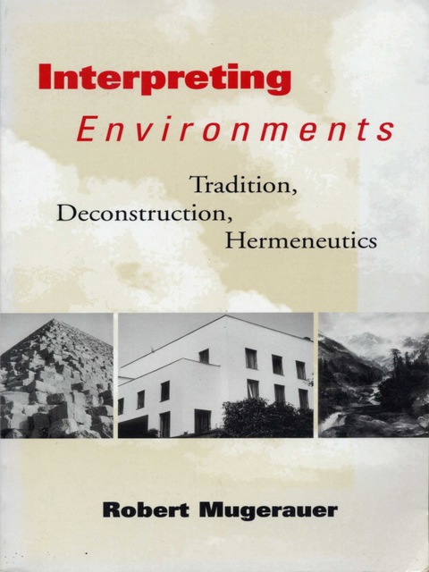 Cover image for book Interpreting Environments