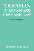 Treason in Roman and Germanic Law - Floyd Seyward Lear