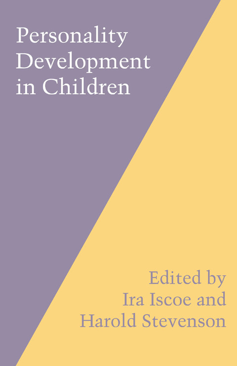 Cover image for book Personality Development in Children