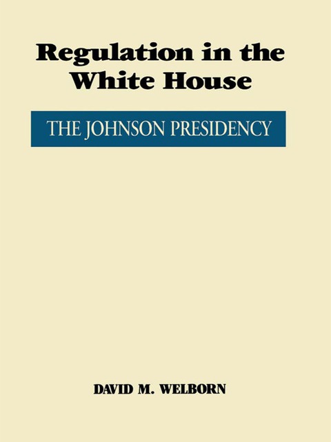 Cover image for book Regulation in the White House