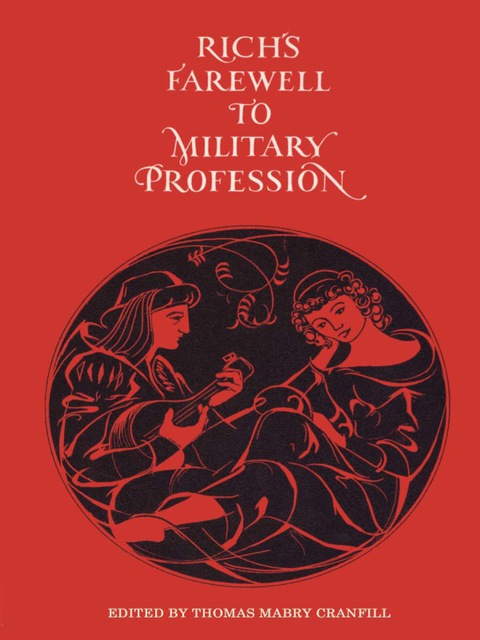 Cover image for book Rich’s Farewell to Military Profession, 1581