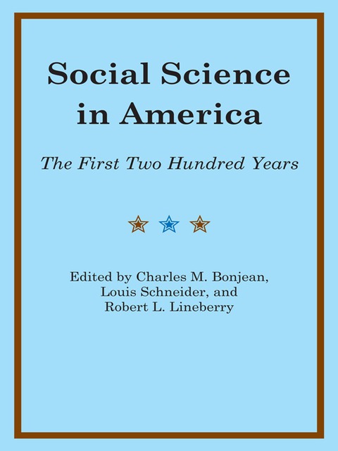 Cover image for book Social Science in America
