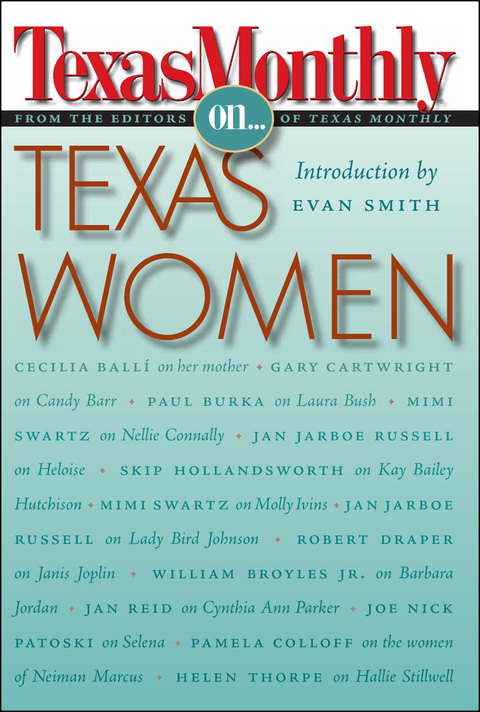 Cover image for book Texas Monthly On . . .