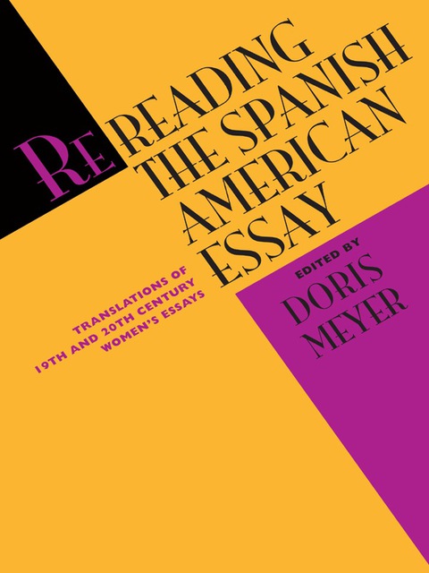 Cover image for book Rereading the Spanish American Essay