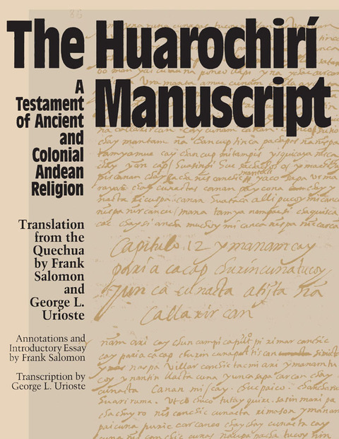 Cover image for book The Huarochiri Manuscript