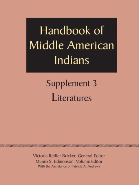 Cover image for book Supplement to the Handbook of Middle American Indians, Volume 3