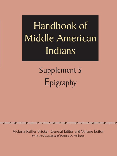 Cover image for book Supplement to the Handbook of Middle American Indians, Volume 5