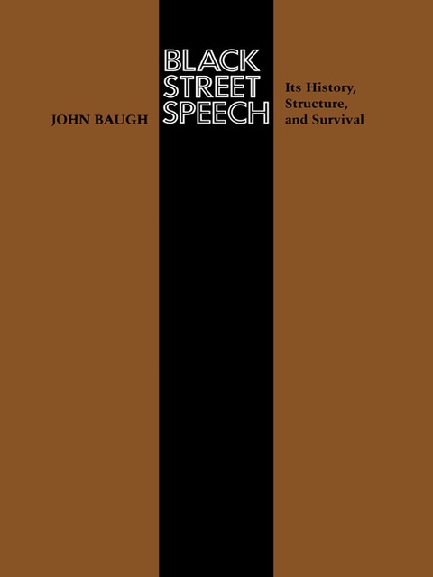 Cover image for book Black Street Speech