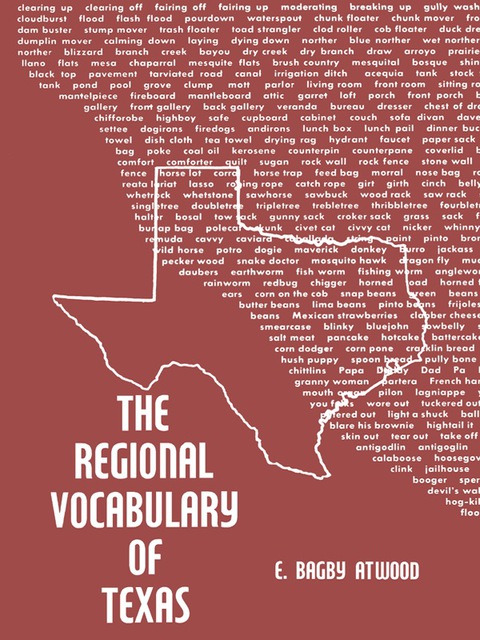 Cover image for book The Regional Vocabulary of Texas