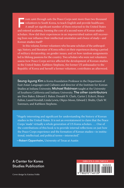 Cover image for book Peace Corps Volunteers and the Making of Korean Studies in the United States