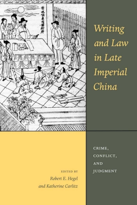 Cover image for book Writing and Law in Late Imperial China
