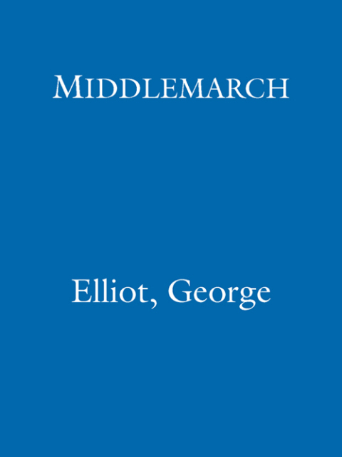 Cover image for book Middlemarch
