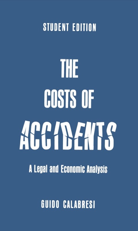 Cover image for book The Cost of Accidents