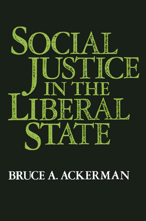 Cover image for book Social Justice in the Liberal State
