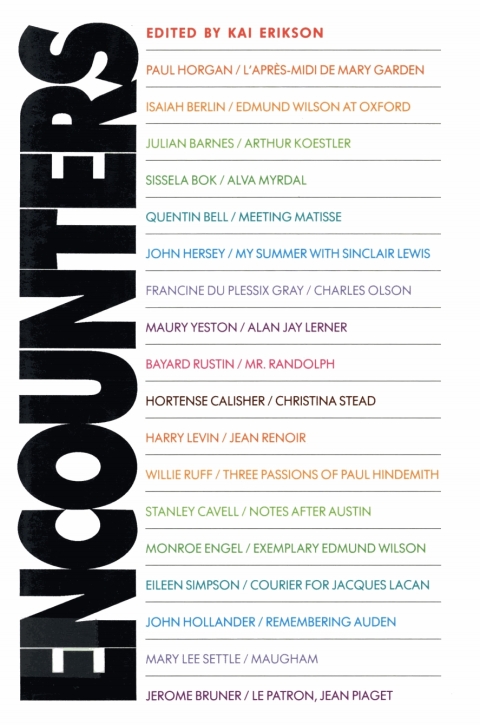 Cover image for book Encounters