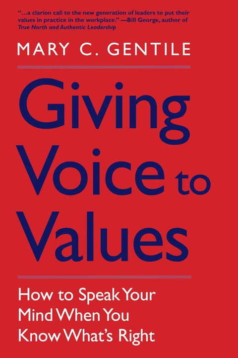 Cover image for book Giving Voice to Values