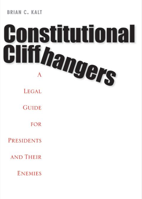 Cover image for book Constitutional Cliffhangers