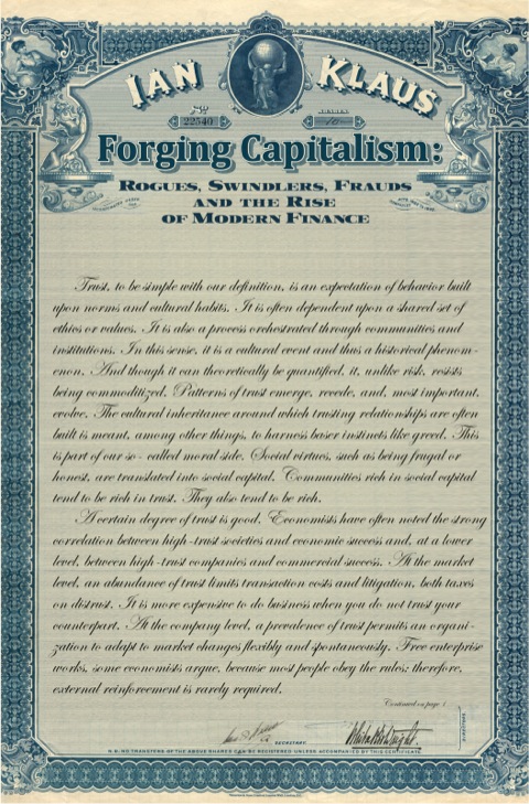 Cover image for book Forging Capitalism