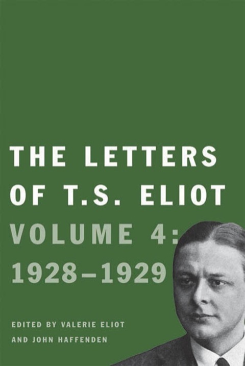 Cover image for book The Letters of T. S. Eliot