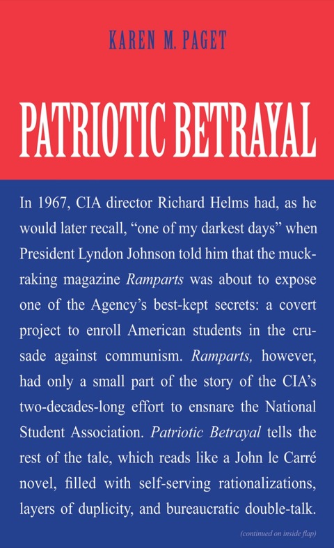 Cover image for book Patriotic Betrayal