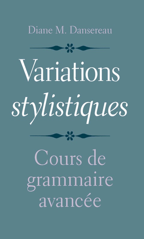 Cover image for book Variations stylistiques
