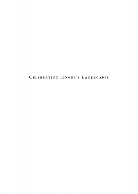 Cover image for book Celebrating Homer's Landscapes