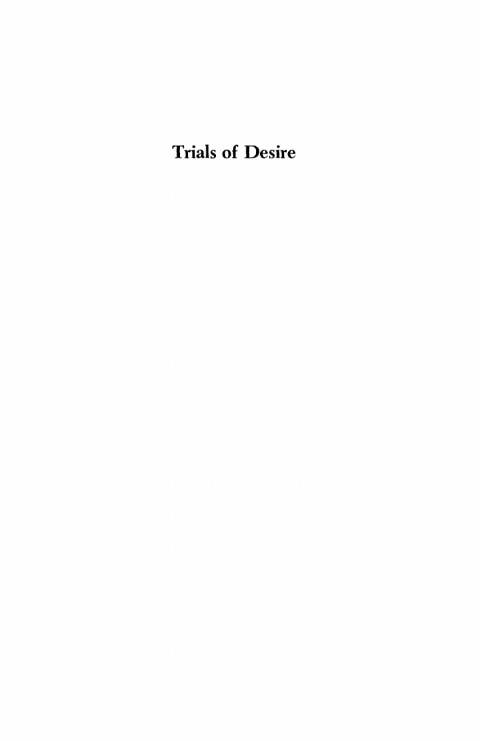 Cover image for book Trials of Desire