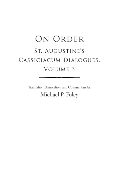 Cover image for book On Order