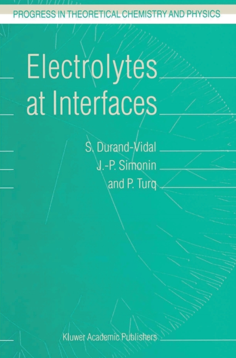 Cover image for book Electrolytes at Interfaces