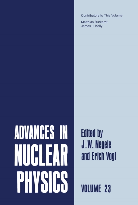 Advances in Nuclear Physics 