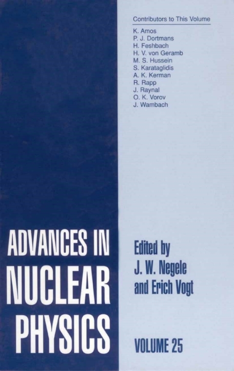 Cover image for book Advances in Nuclear Physics
