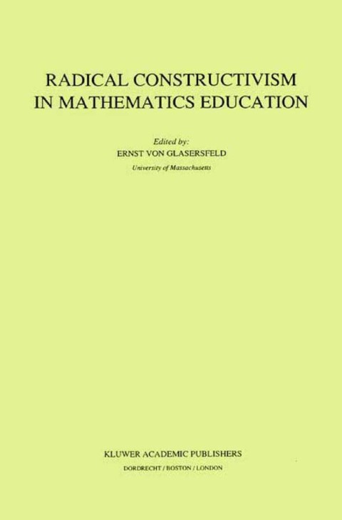 Cover image for book Radical Constructivism in Mathematics Education