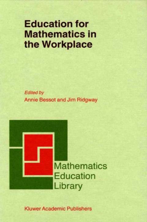 Cover image for book Education for Mathematics in the Workplace